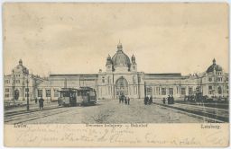 Železnice nádraží Lvov Львів Lwów Lemberg Polsko Ukrajina 1906
