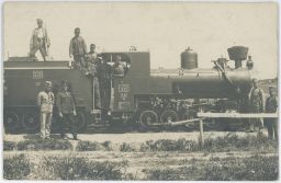 Železnice armáda lokomotiva K.u.K. Feldbahn 4.21 tendr 3.22 1909