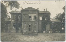 Železnice nádraží Puławy Polsko 1917