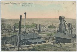 Naftový důl rafinerie Boryslaw Tustanowice Ogólny widok II.