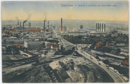 Železnice hutě Bankowa Dąbrowa Górnicza Polsko 1916