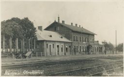 Železnice nádraží Otrokovice Zlín Baťov foto Selinger 20. léta