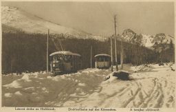 Železnice zubačka Vysoké Tatry Hrebienok 1925