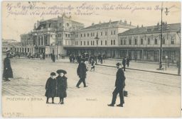 Železnice nádraží Brno 1905
