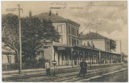 Železnice nádraží Érsekujvár Nové Zámky 1918