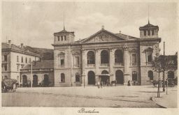 Železnice nádraží tramvaj Bratislava 1923