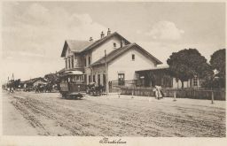 Železnice nádraží tramvaj Bratislava 1926