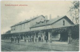 Železnice nádraží Maďarsko Magyar Hungaria Székely-Kocsárdi