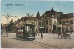 Železnice nádraží Nagyvárad Oradea Velký Varaždín 1915