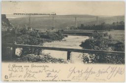 Železnice viadukt vlak IvančiceElbenschitz Brno venkov