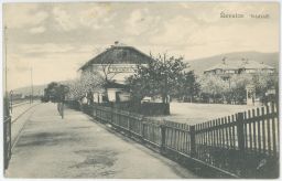 Železnice nádraží Řevnice Praha-západ 20. léta