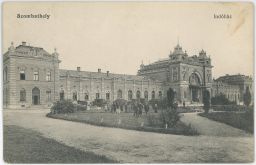 Železnice nádraží Szombathely Maďarsko Feldpost 1914