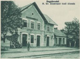 Železnice nádraží Nagybocskó Velký Bočkov Ukrajina