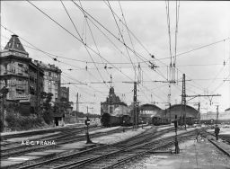 Praha, Wilsonovo (Hlavní) nádraží, elektrifikace z roku 1928