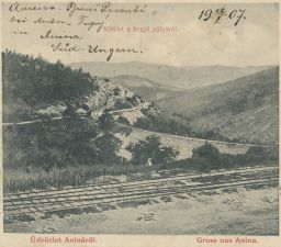 Železnice trať Anina Rumunsko 1907