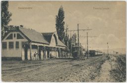 Železnice nádraží Szentendre Maďarsko