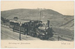 Železnice zubačka Zahnradbahn Wien Kahlenberg Döbling 1906
