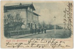Železnice nádraží Wien Floridsdorf 1899