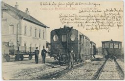 Železnice nádraží Korneuburg Rakousko