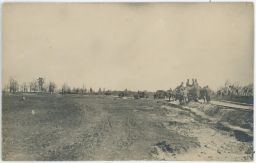 Železnice doprava materiálu polní drahou 1917