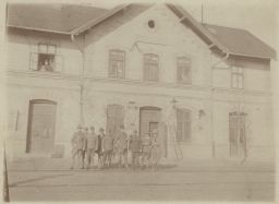 Železnice nádraží Hurbanovo 1919 - Slovensko
