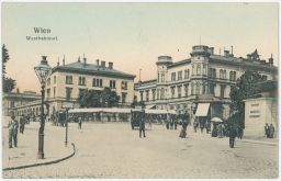 Železnice nádraží Wien Westbahnhof 1907