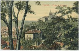 Pohled od Kramářovi vily