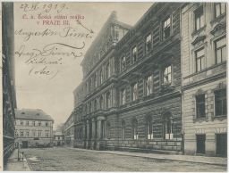 C. a k. česká reálná škola v ulici Novodvorské