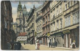 Malá Strana - Ulice k mostu cca 1919