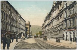 Začátek Ferdinandovy třídy u Národního divadla 1905