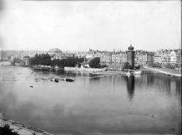 Praha, Slovanský ostrov - Žofín a nábřeží, kolem 1922