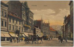 Východní část Poříčské třídy kolem roku 1923