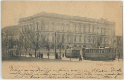 Česká technika na rohu Karlova náměstí 1899