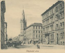 Štěpánská ulice - Nové Město 1900