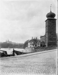 Praha, Slovanský ostrov - Žofín, Šítkovské mlýny, kolem 1910
