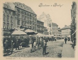 Severozápadní strana Ovocného trhu 1899