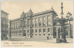 Hypotéční banka stojí na Senovážném náměstí