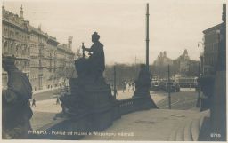 Praha Pohled od Národního muzea