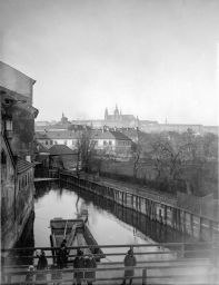 Praha, Malá Strana, Čertovka, Kampa, kolem 1910