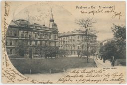 Praha Vinohrady Purkyňovo náměstí Míru nakl. Jedlička 1901