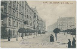 Praha Vinohrady Náměstí Krále Jiřího 1916