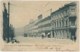 Praha Vinohrady Palackého třída 1902