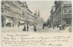 Praha Vinohrady Palackého třída Jedlička 1899