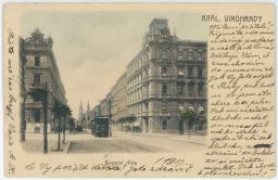 Praha Vinohrady Korunní třída směr Purkyňovo náměstí 1903