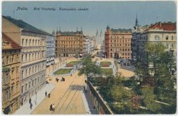 Praha Vinohrady Ječná Komenského náměstí
