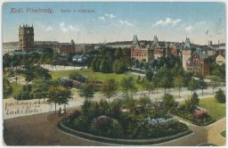 Praha Vinohrady Městský sad 1912