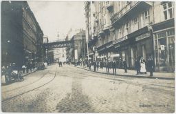 Praha Žižkov Husova železnice most Hynek Eisenšiml 1917