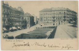 Praha Žižkov Kostnické náměstí Bellmann 1899
