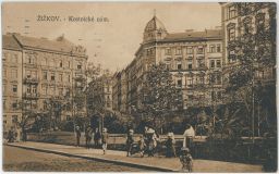 Praha Žižkov Kostnické náměstí VKKV 1924