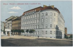 Praha Žižkov škola Lupáčova Pupp & Škarka 1913